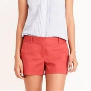J Crew Chino Broken-In Shorts Size 4